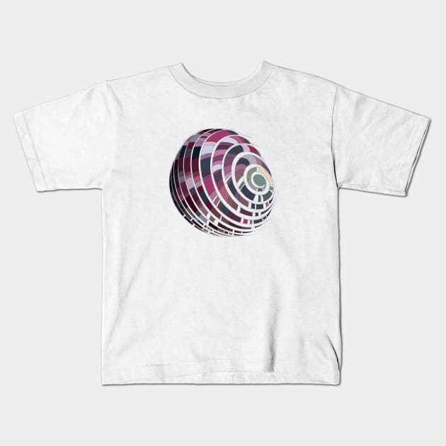 Nerita versicolor Kids T-Shirt by Lumot